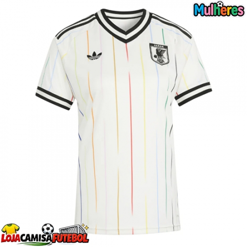 Camisa de Futebol Japão Equipamento Secundário Mulheres Mundo 2026 Manga Curta